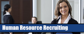 Human Resource Recruiting Button - Staffing Services